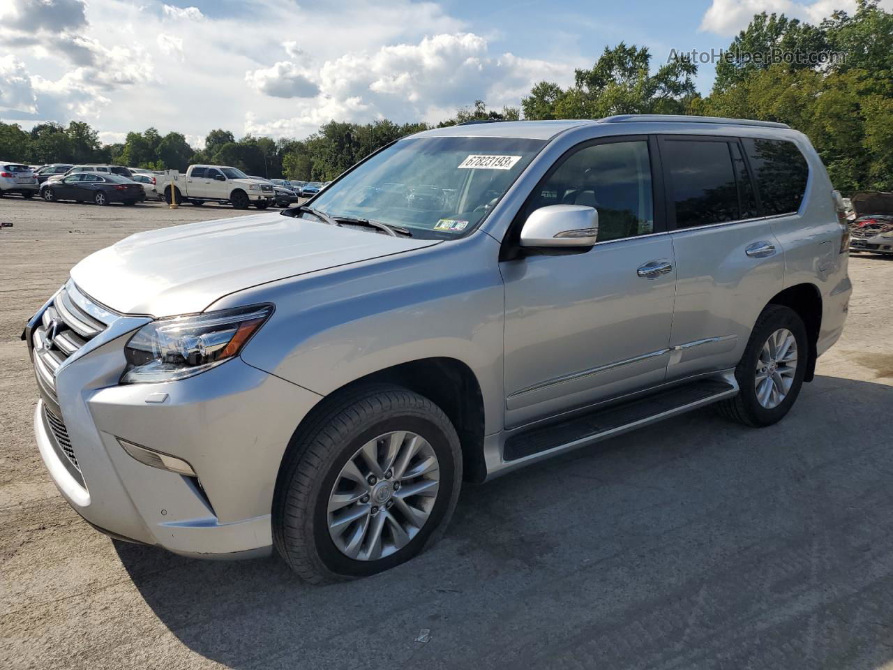 2015 Lexus Gx 460 Silver vin: JTJBM7FX3F5096015