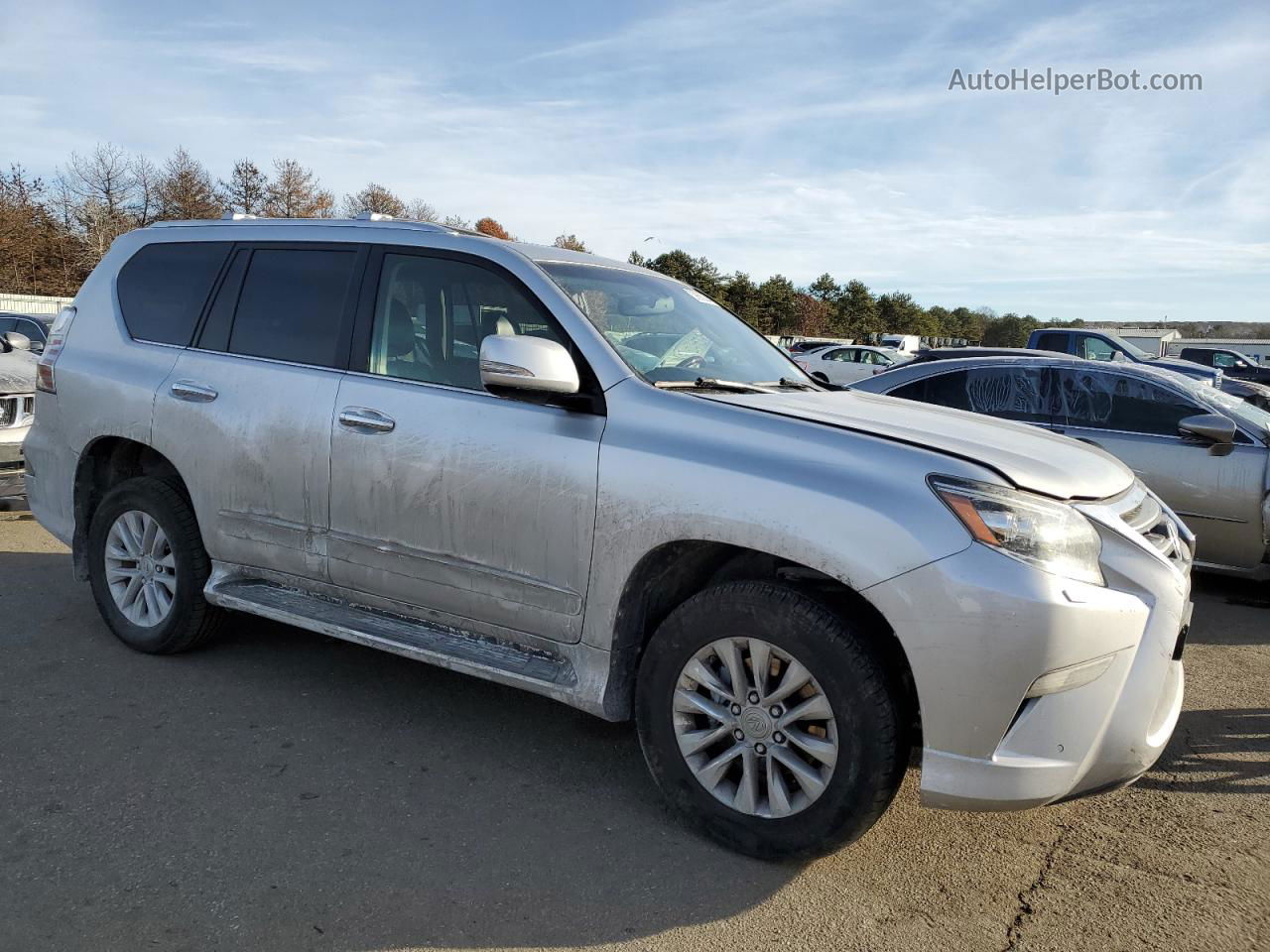 2015 Lexus Gx 460 Silver vin: JTJBM7FX3F5111905