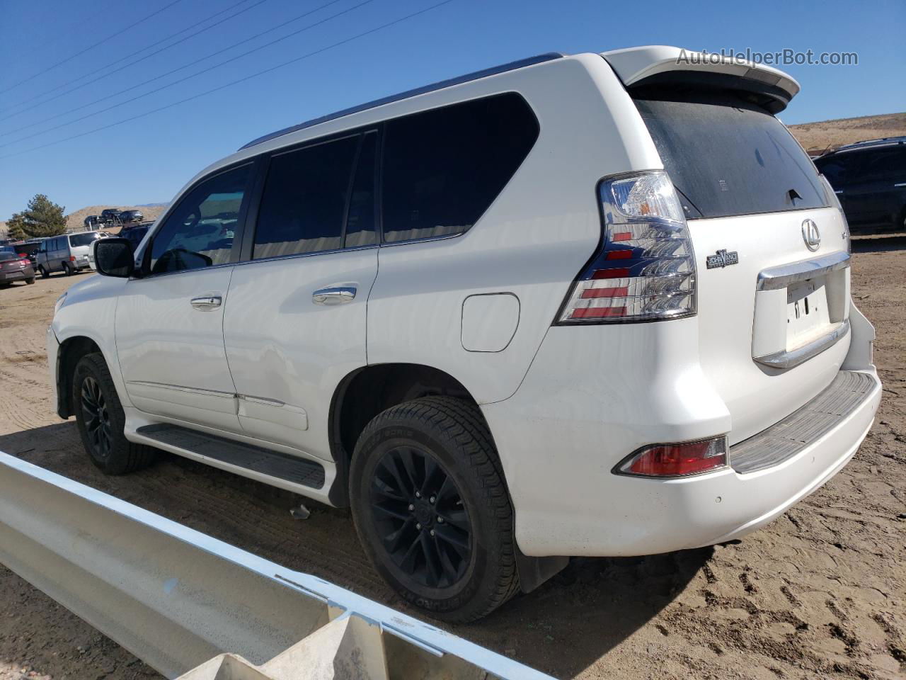 2017 Lexus Gx 460 White vin: JTJBM7FX3H5155471