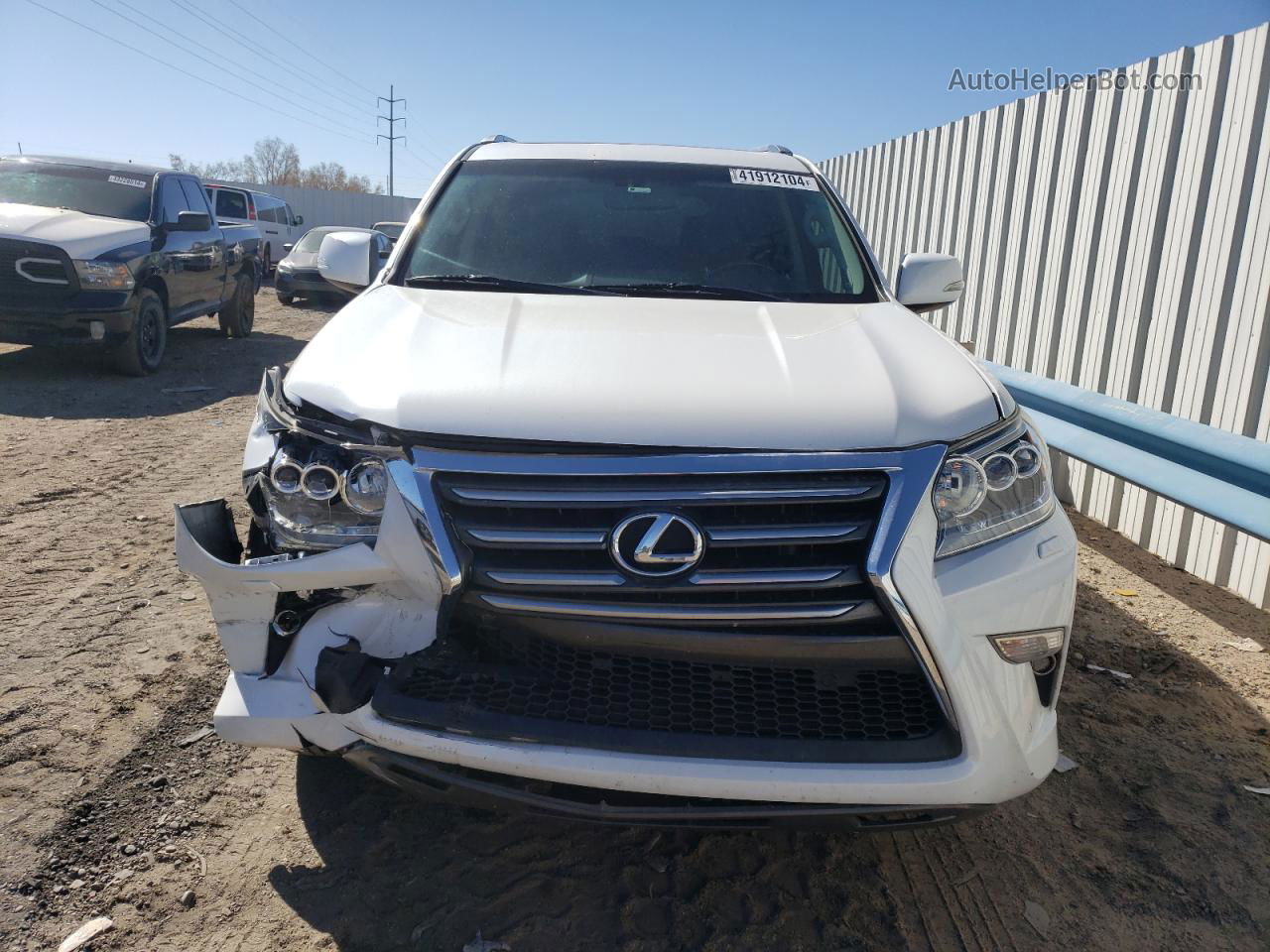 2017 Lexus Gx 460 White vin: JTJBM7FX3H5155471