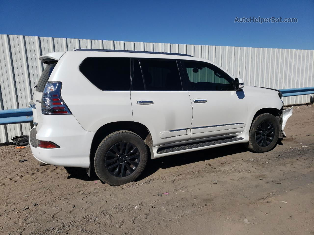 2017 Lexus Gx 460 White vin: JTJBM7FX3H5155471