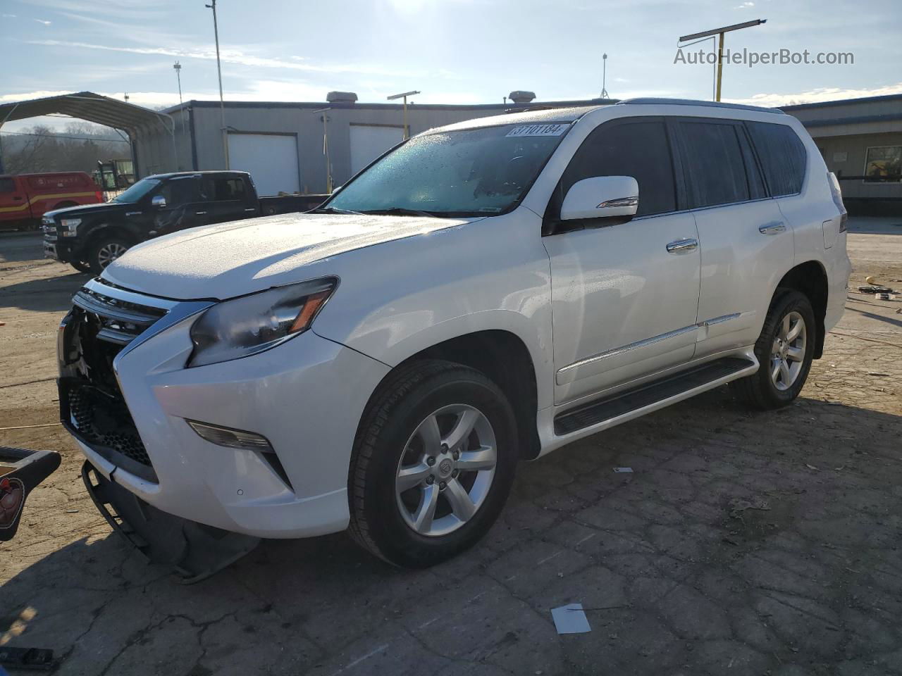 2017 Lexus Gx 460 White vin: JTJBM7FX3H5156118