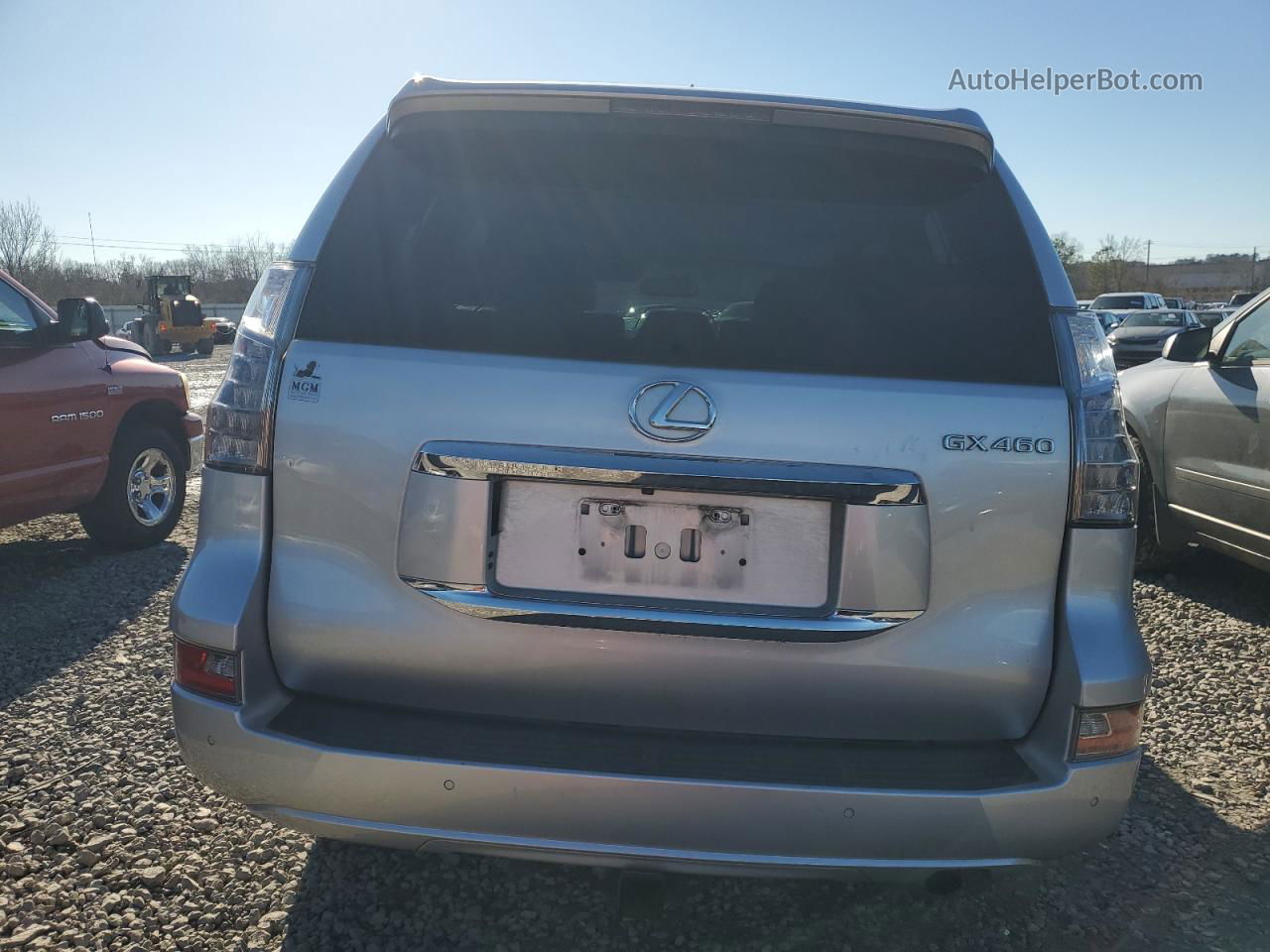 2017 Lexus Gx 460 Silver vin: JTJBM7FX3H5160492