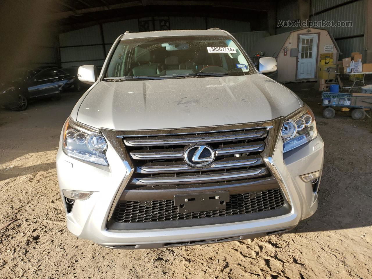 2017 Lexus Gx 460 Silver vin: JTJBM7FX3H5163778