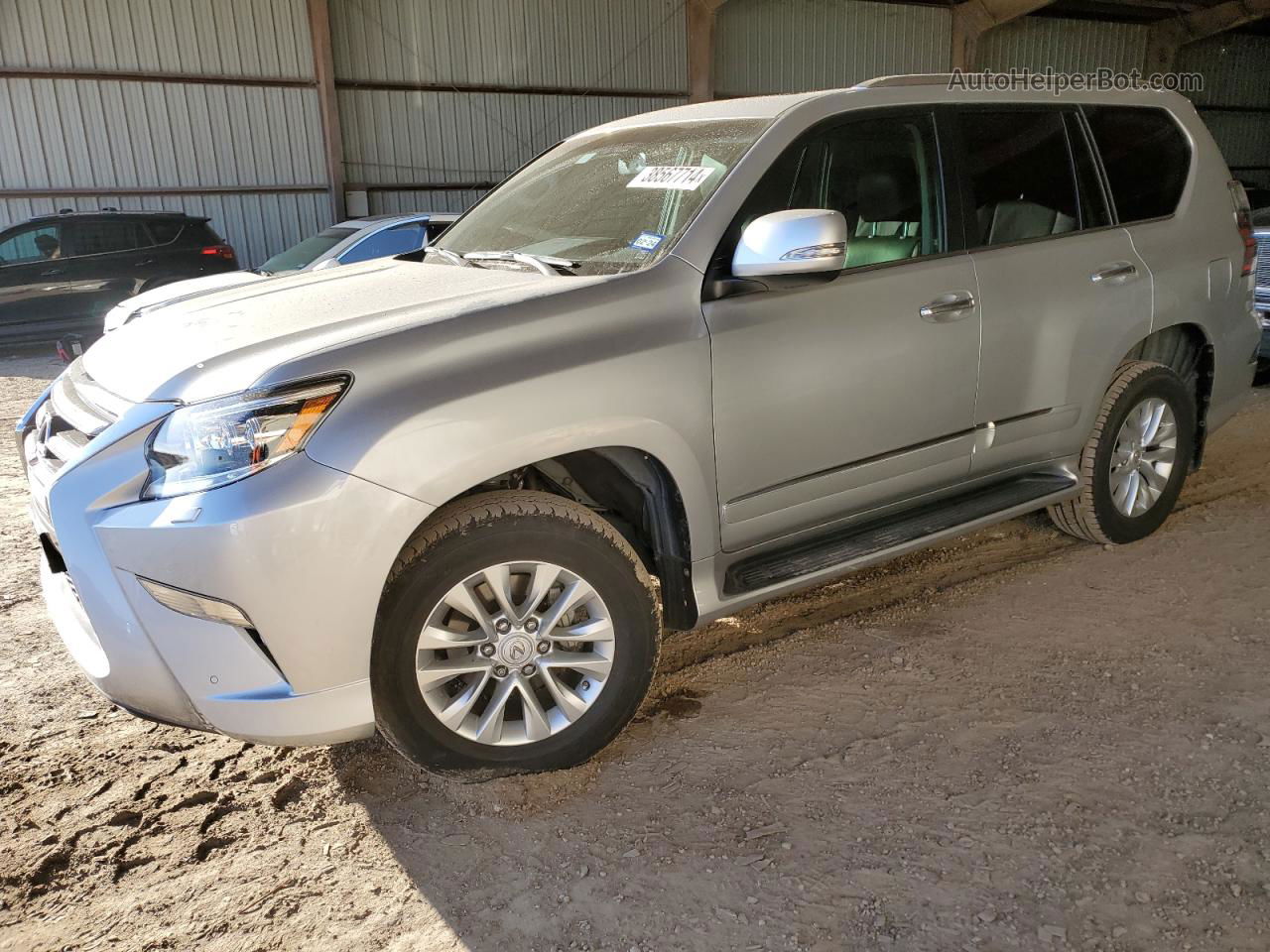 2017 Lexus Gx 460 Silver vin: JTJBM7FX3H5163778