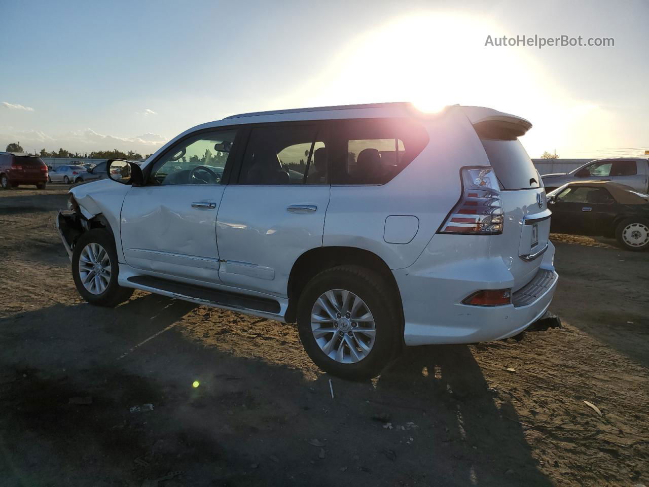 2017 Lexus Gx 460 White vin: JTJBM7FX3H5166731