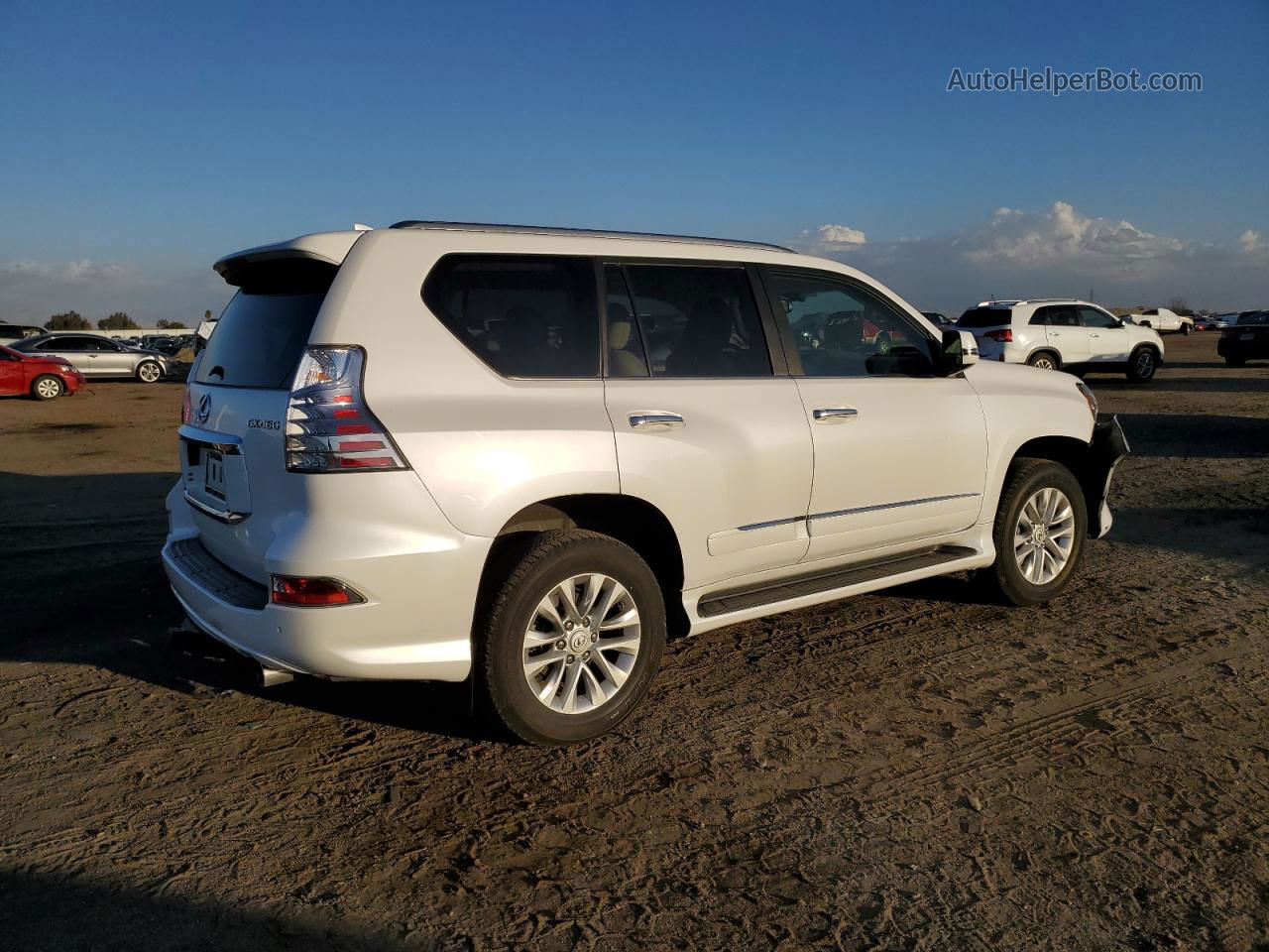 2017 Lexus Gx 460 White vin: JTJBM7FX3H5166731