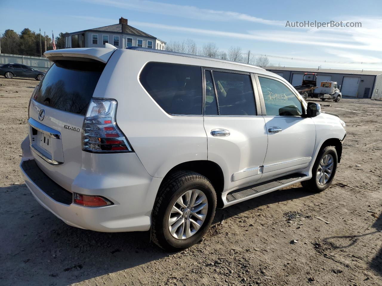 2017 Lexus Gx 460 White vin: JTJBM7FX3H5172223