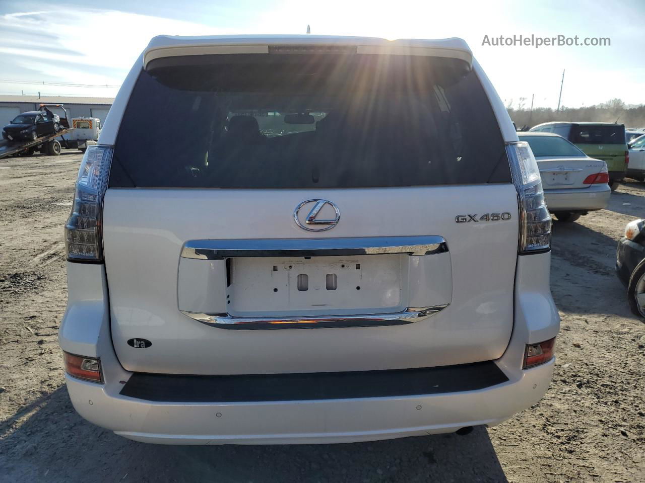 2017 Lexus Gx 460 White vin: JTJBM7FX3H5172223