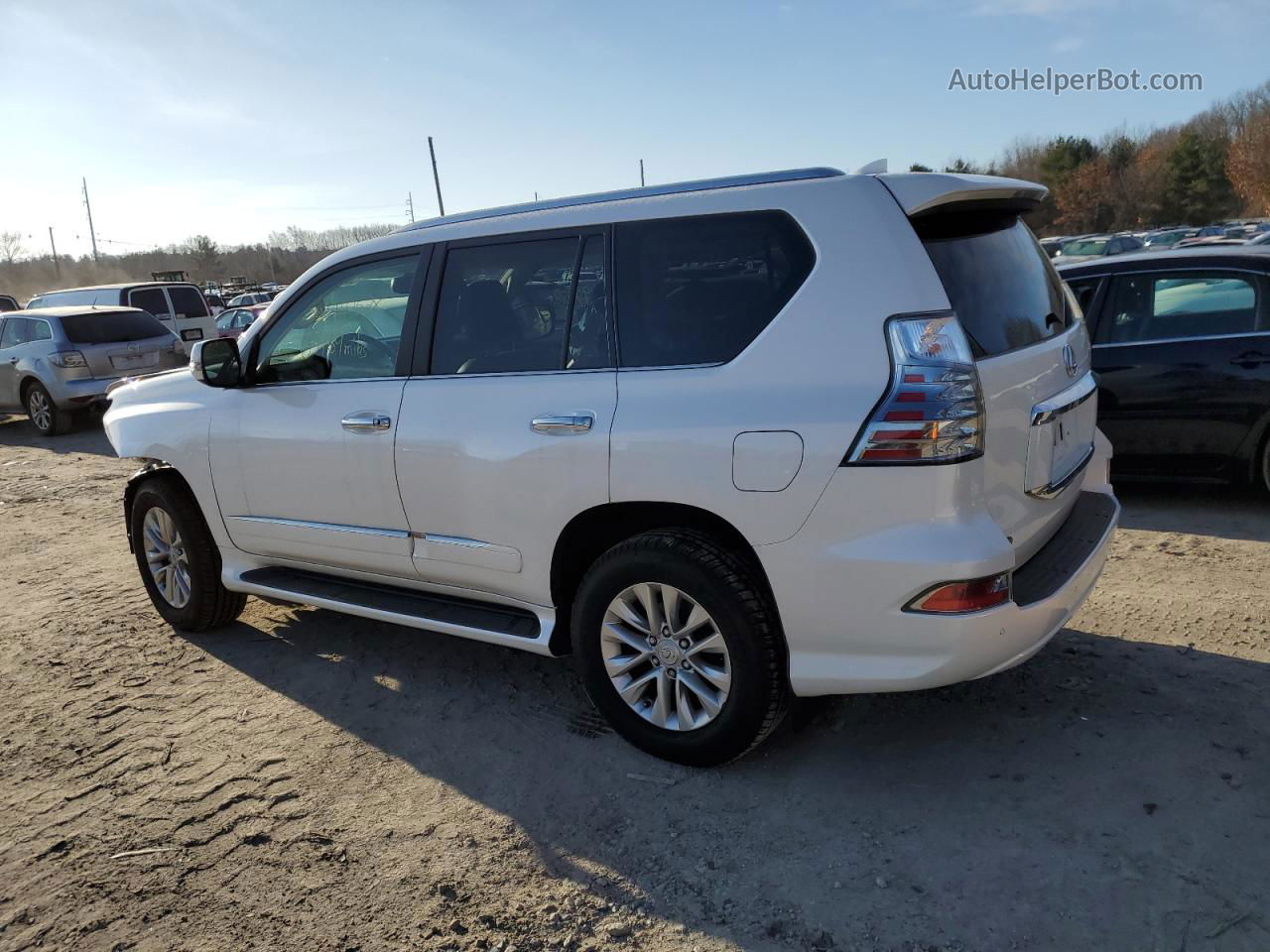 2017 Lexus Gx 460 White vin: JTJBM7FX3H5172223