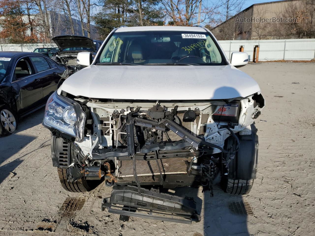 2017 Lexus Gx 460 White vin: JTJBM7FX3H5172223