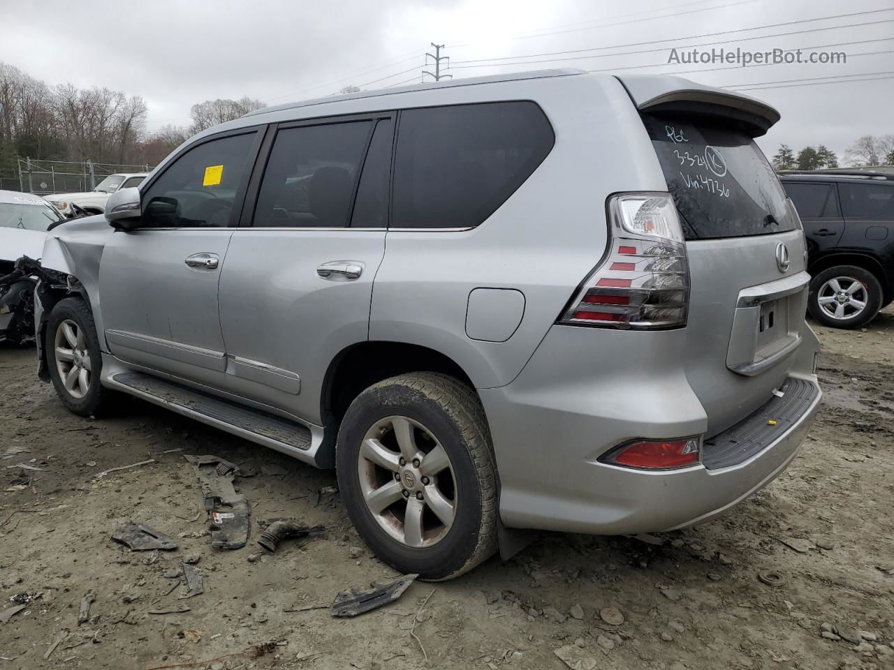 2015 Lexus Gx 460 Silver vin: JTJBM7FX4F5104736