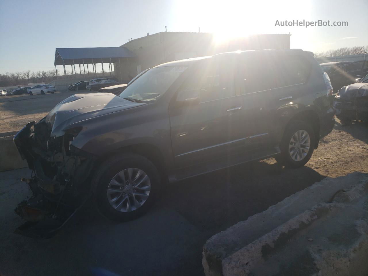 2015 Lexus Gx 460 Gray vin: JTJBM7FX4F5116370