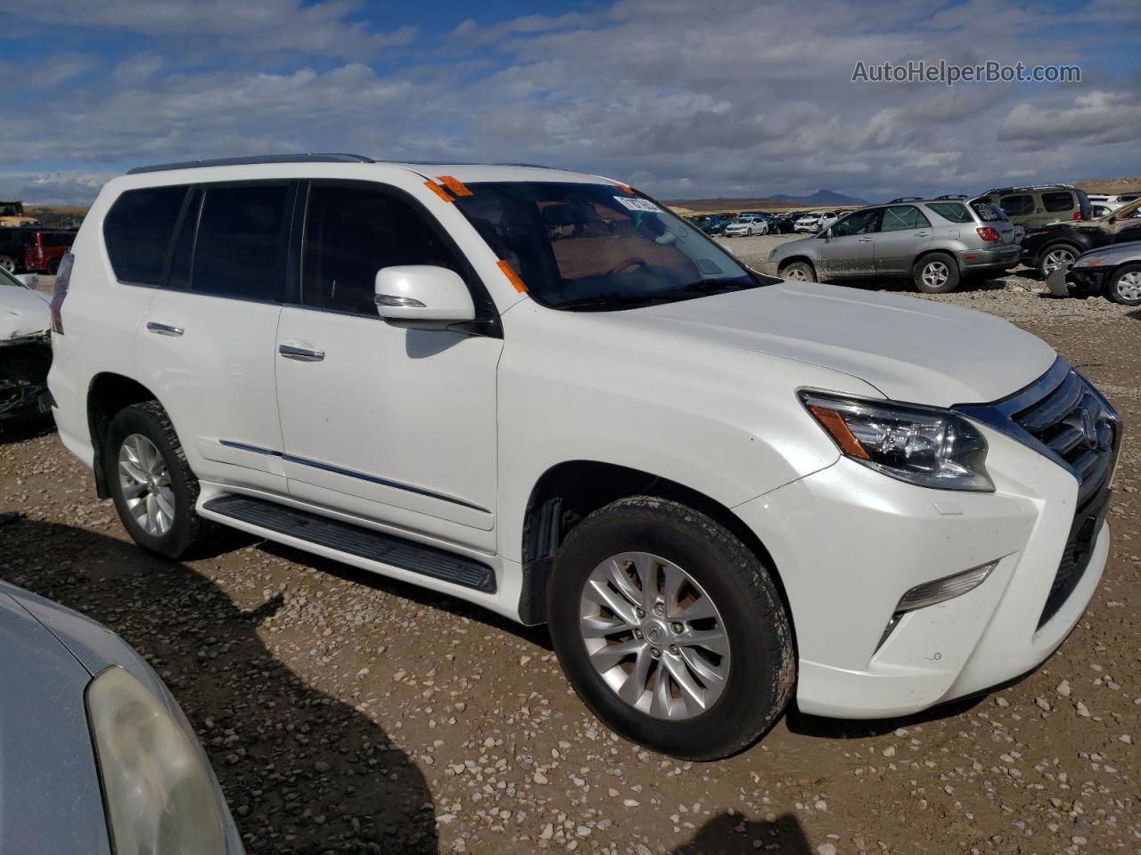 2015 Lexus Gx 460 White vin: JTJBM7FX4F5117244