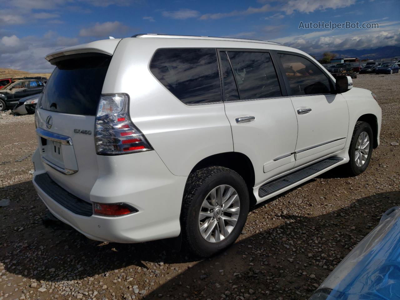 2015 Lexus Gx 460 White vin: JTJBM7FX4F5117244