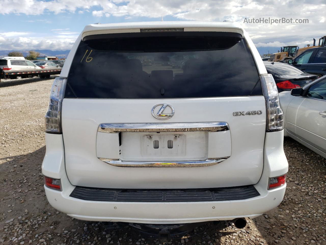 2015 Lexus Gx 460 White vin: JTJBM7FX4F5117244