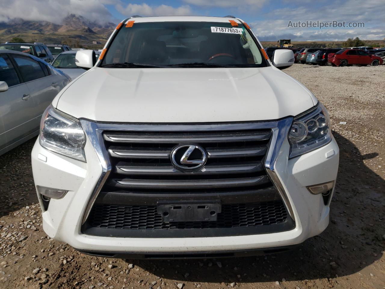 2015 Lexus Gx 460 White vin: JTJBM7FX4F5117244