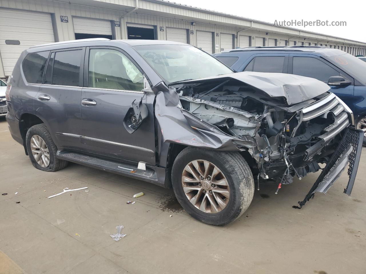 2017 Lexus Gx 460 Gray vin: JTJBM7FX4H5167449