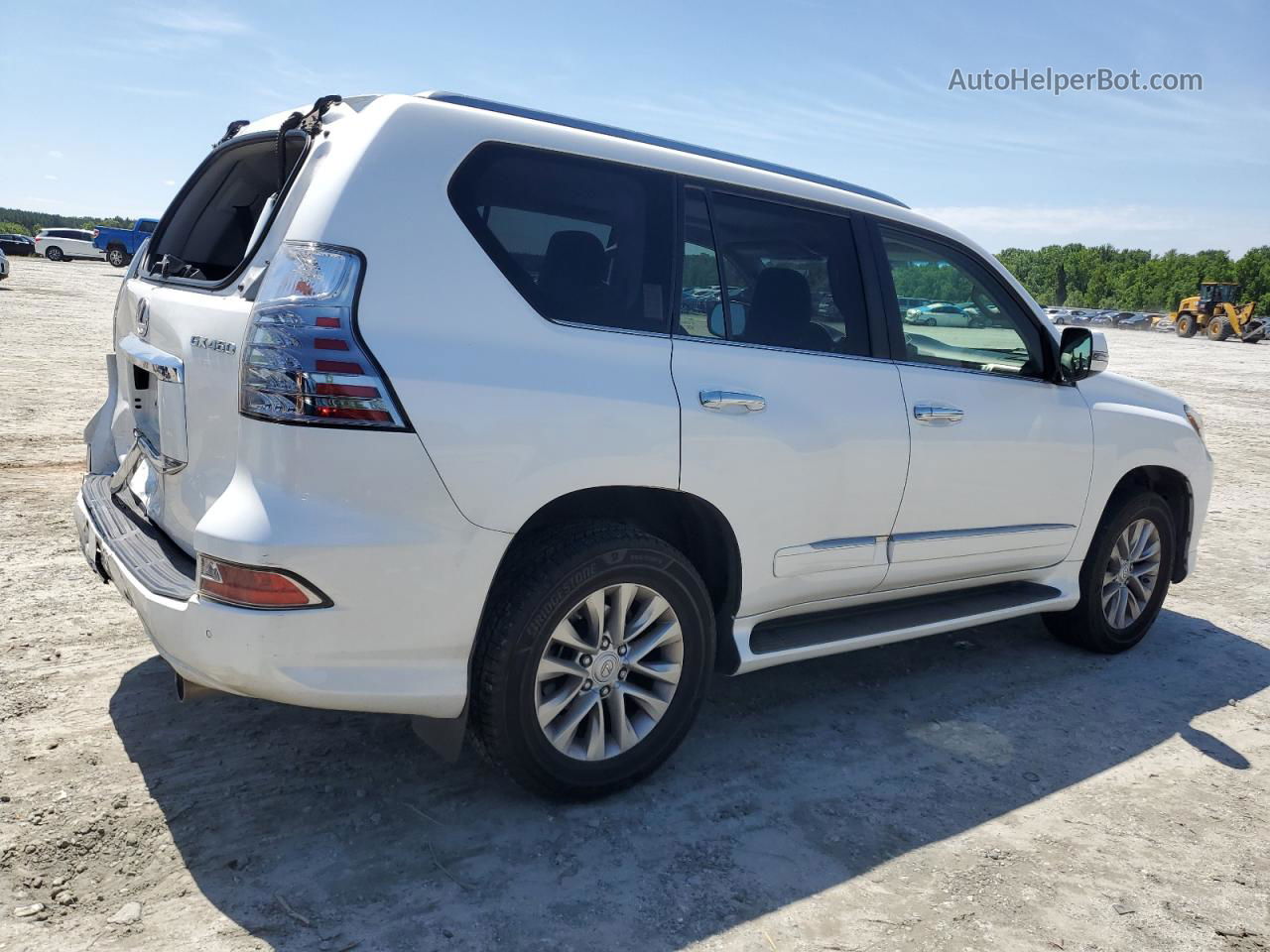 2017 Lexus Gx 460 White vin: JTJBM7FX4H5172473