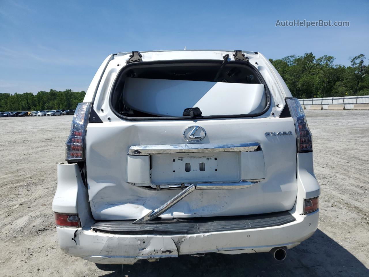 2017 Lexus Gx 460 White vin: JTJBM7FX4H5172473