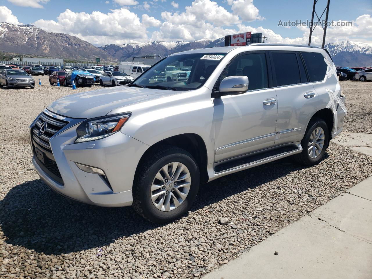 2017 Lexus Gx 460 Silver vin: JTJBM7FX4H5178077