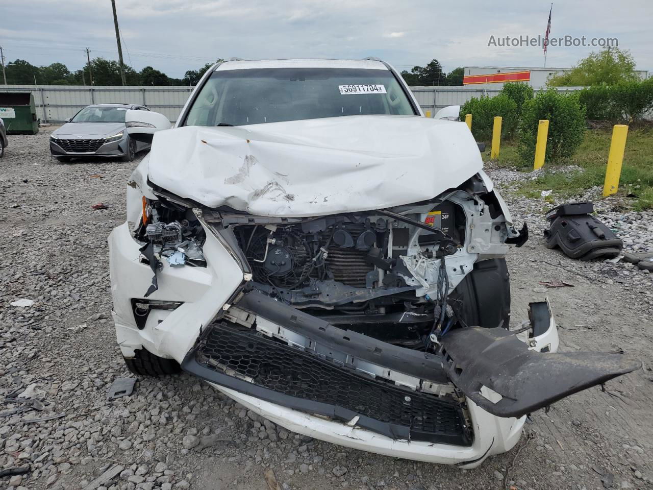 2015 Lexus Gx 460 White vin: JTJBM7FX5F5114739