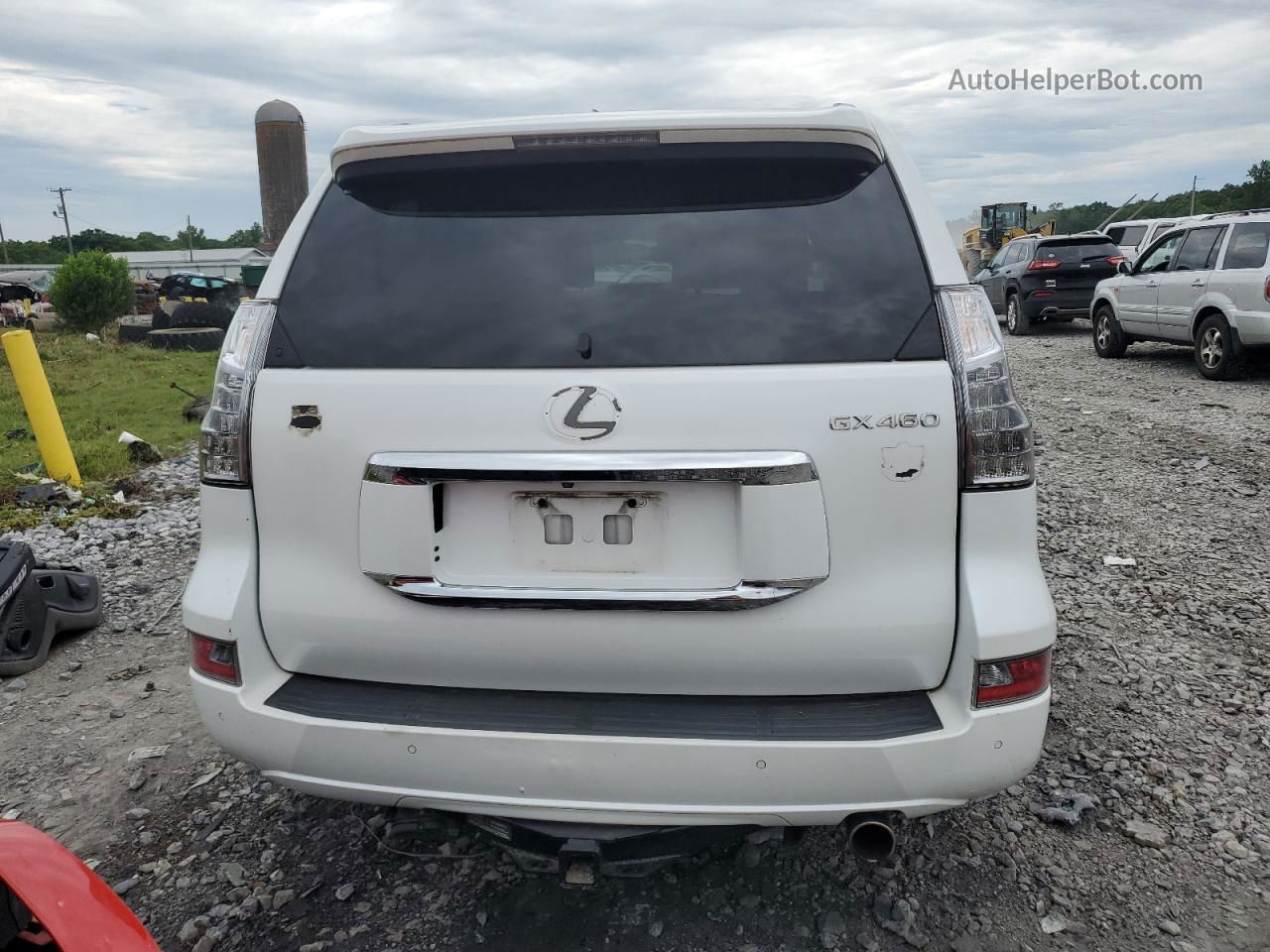 2015 Lexus Gx 460 White vin: JTJBM7FX5F5114739