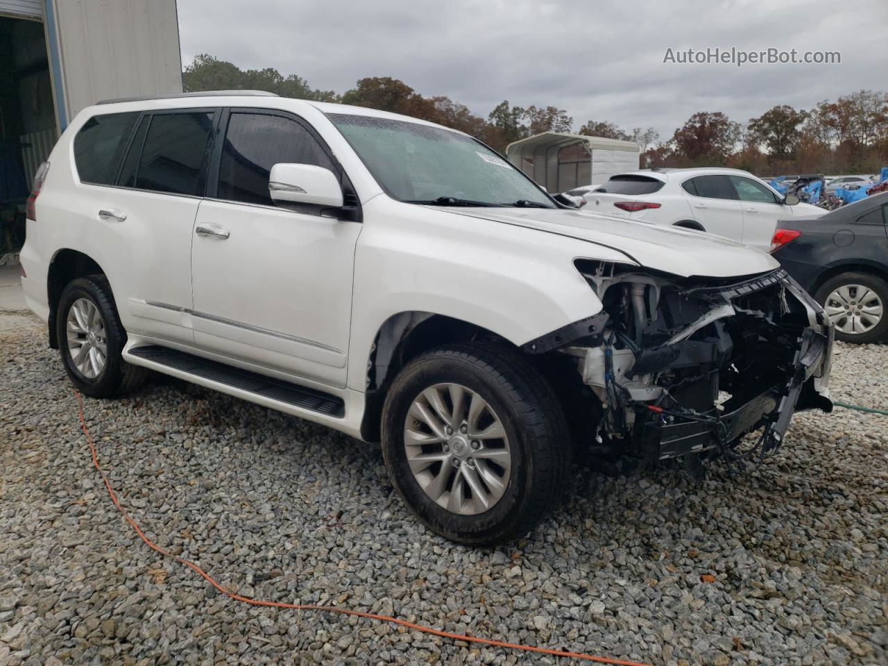 2017 Lexus Gx 460 White vin: JTJBM7FX5H5150921