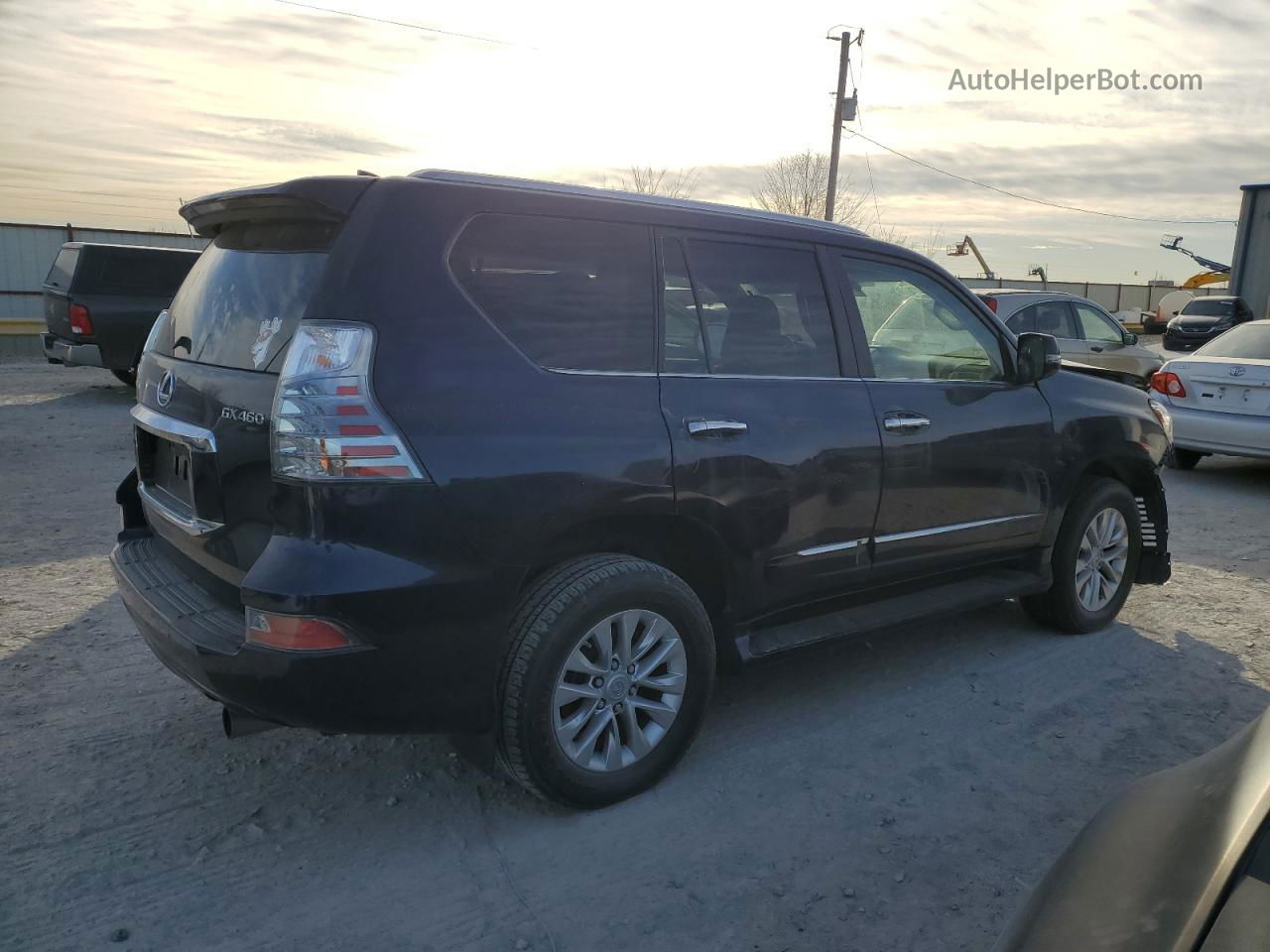 2017 Lexus Gx 460 Синий vin: JTJBM7FX5H5151177