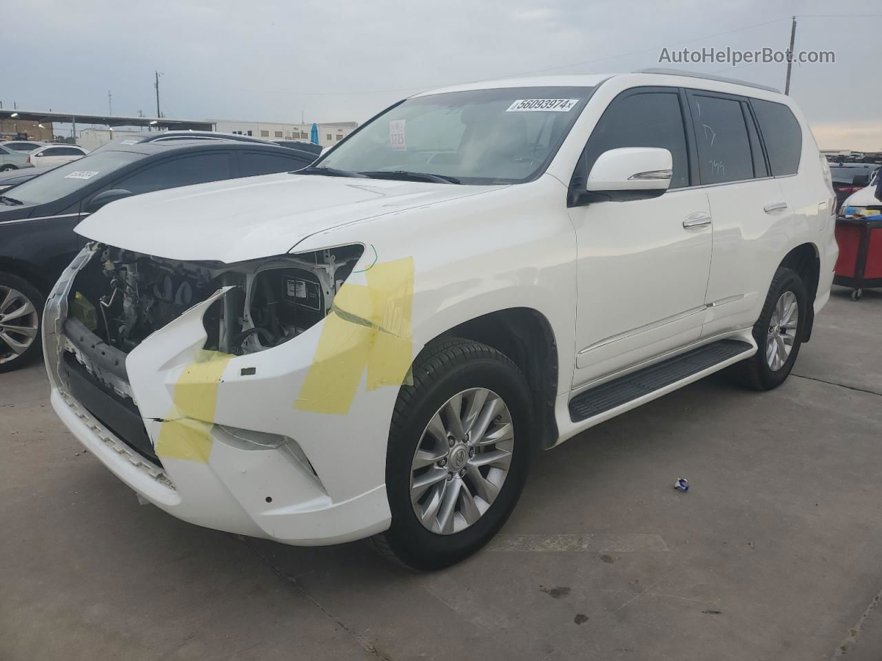 2017 Lexus Gx 460 White vin: JTJBM7FX5H5158114