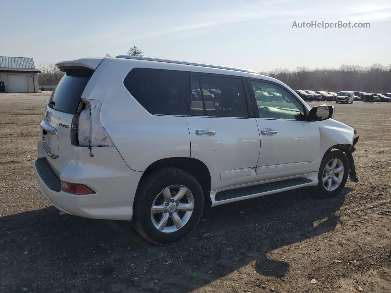 2015 Lexus Gx 460 White vin: JTJBM7FX6F5114832