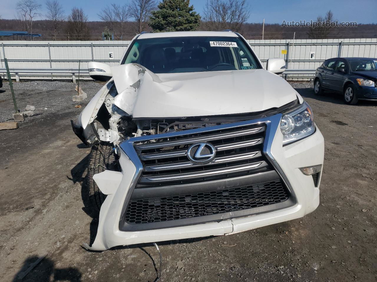 2015 Lexus Gx 460 White vin: JTJBM7FX6F5114832