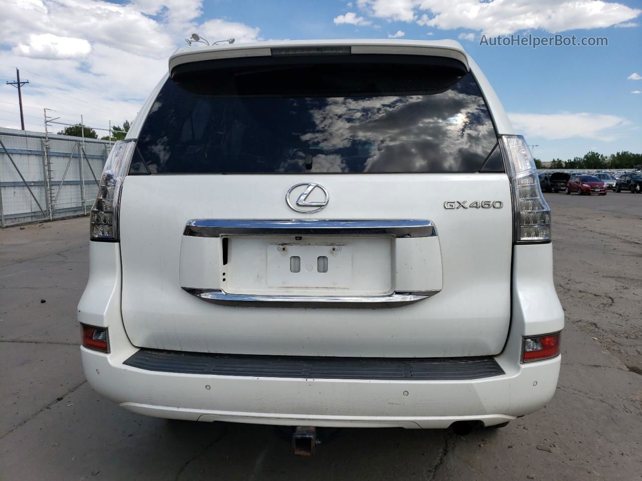 2015 Lexus Gx 460 White vin: JTJBM7FX6F5116645