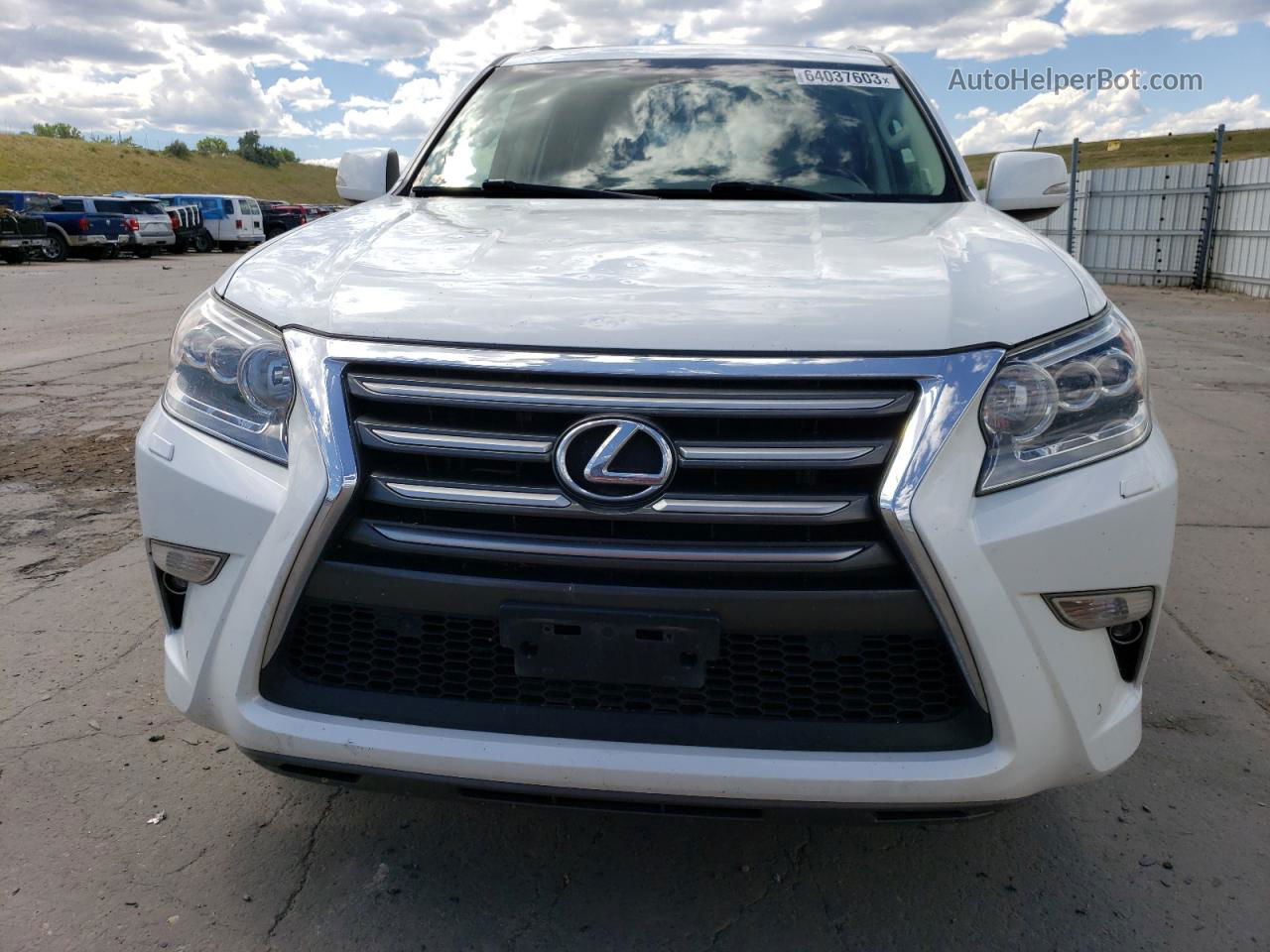 2015 Lexus Gx 460 White vin: JTJBM7FX6F5116645