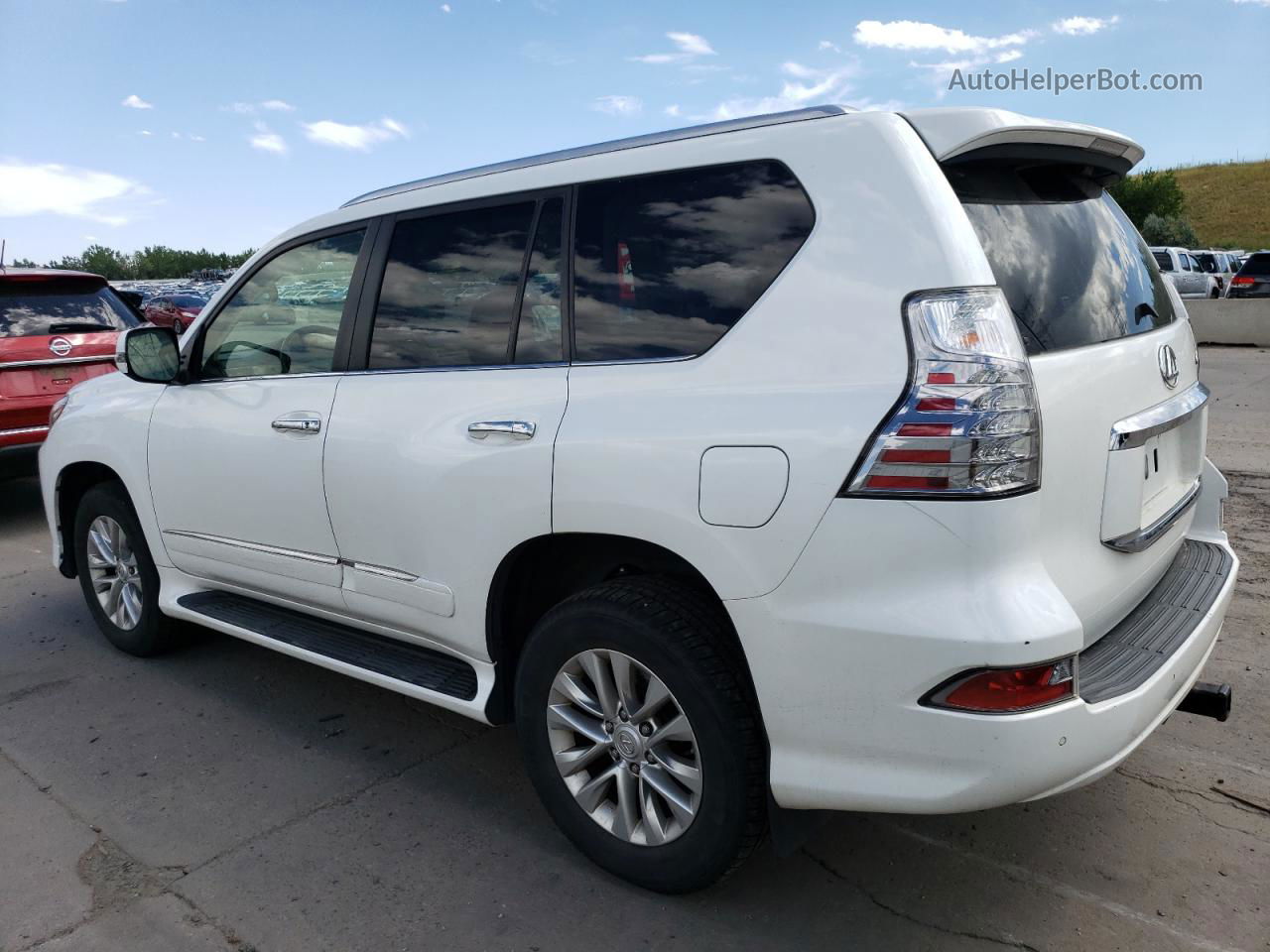 2015 Lexus Gx 460 White vin: JTJBM7FX6F5116645