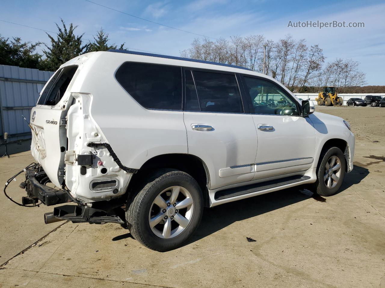 2017 Lexus Gx 460 White vin: JTJBM7FX6H5162768