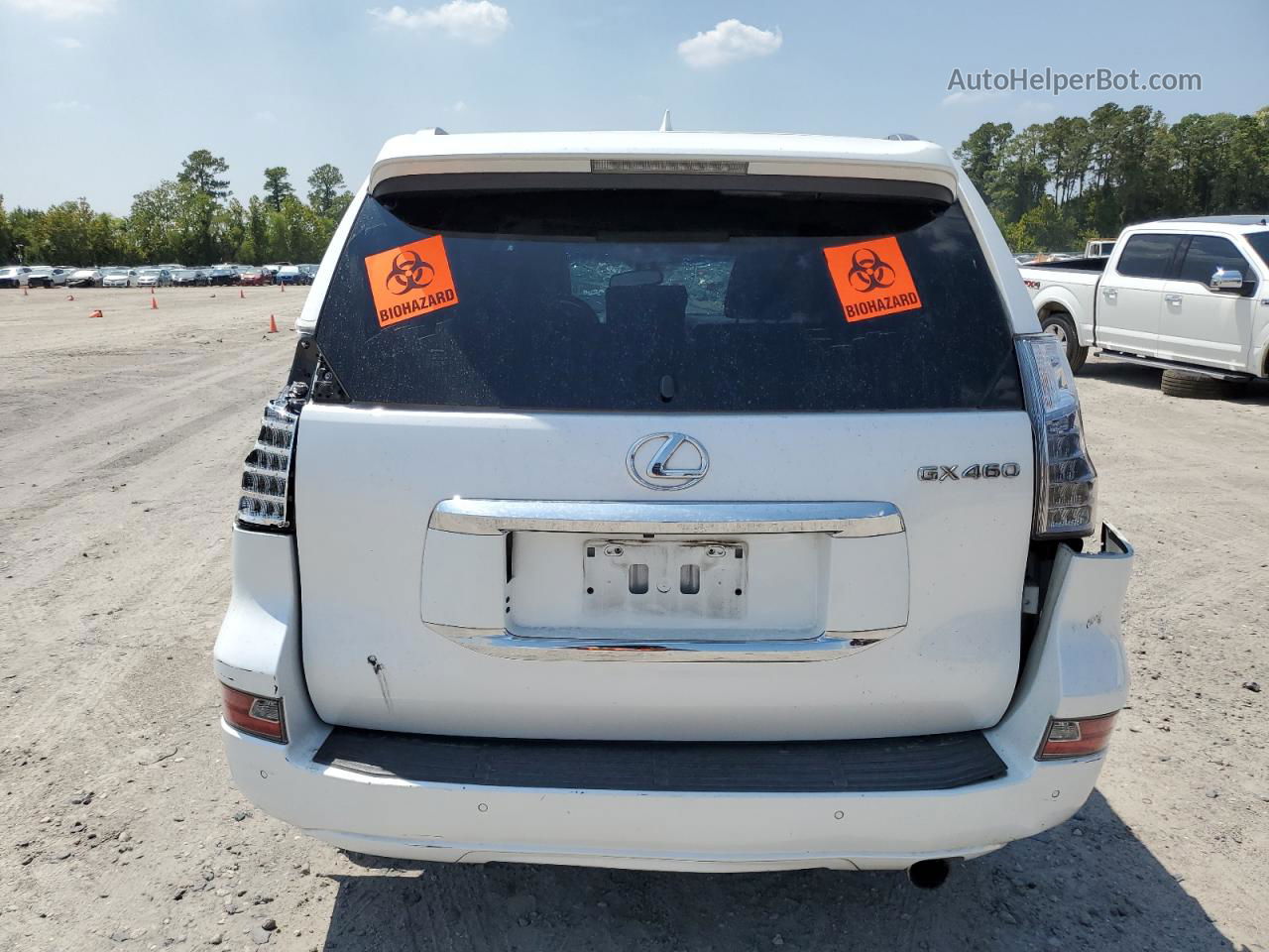 2017 Lexus Gx 460 White vin: JTJBM7FX6H5163161