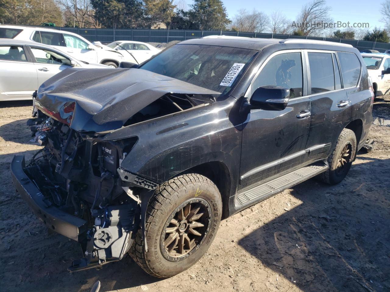 2017 Lexus Gx 460 Black vin: JTJBM7FX6H5163421