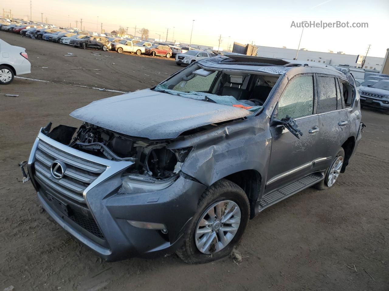 2017 Lexus Gx 460 Gray vin: JTJBM7FX6H5172118