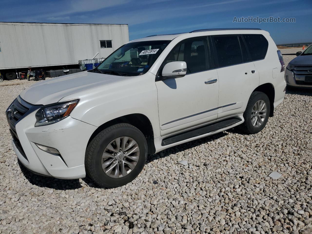 2017 Lexus Gx 460 White vin: JTJBM7FX6H5173236