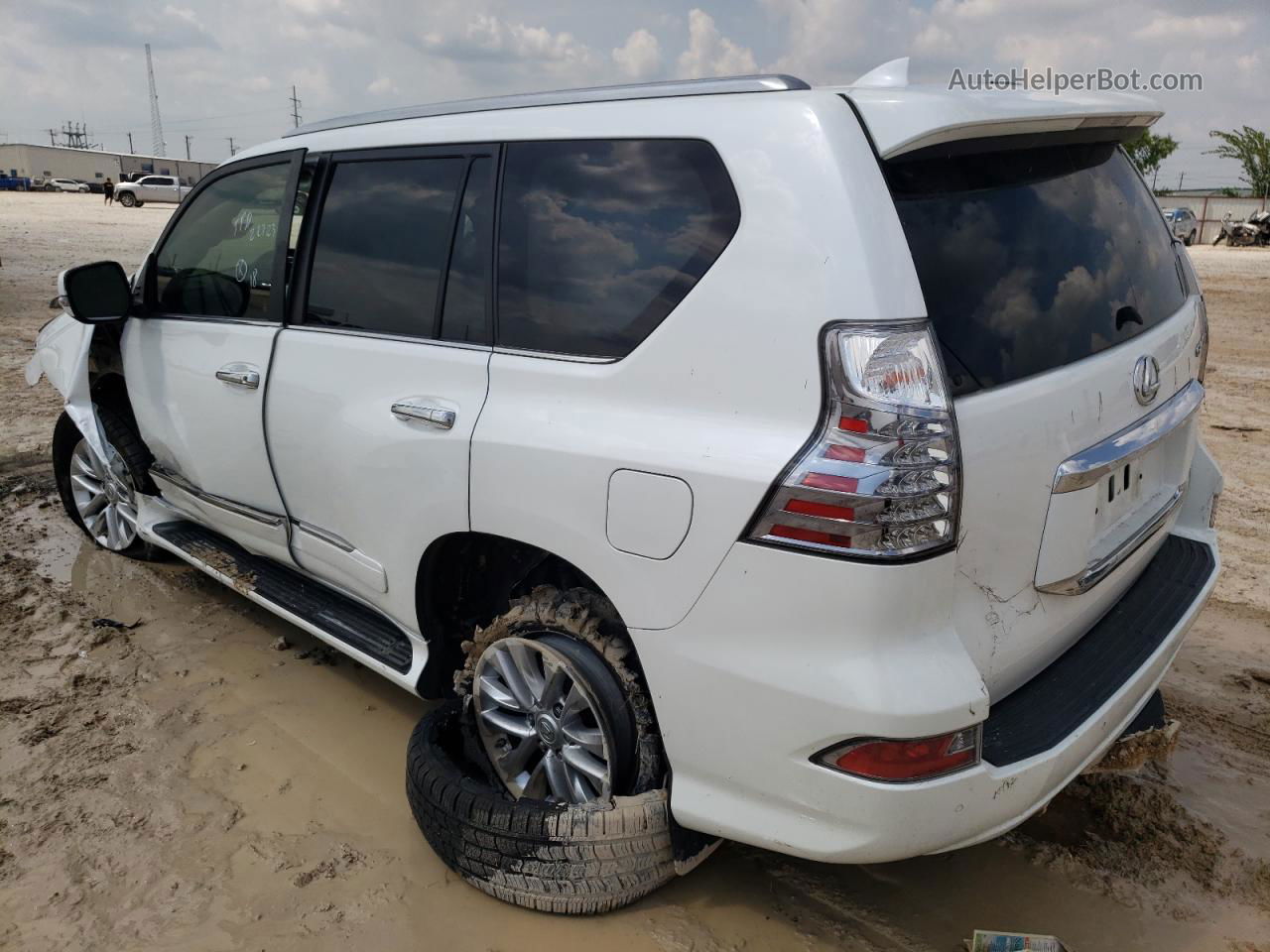 2017 Lexus Gx 460 White vin: JTJBM7FX6H5180204