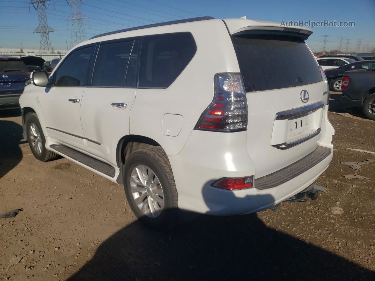 2017 Lexus Gx 460 White vin: JTJBM7FX6H5181028