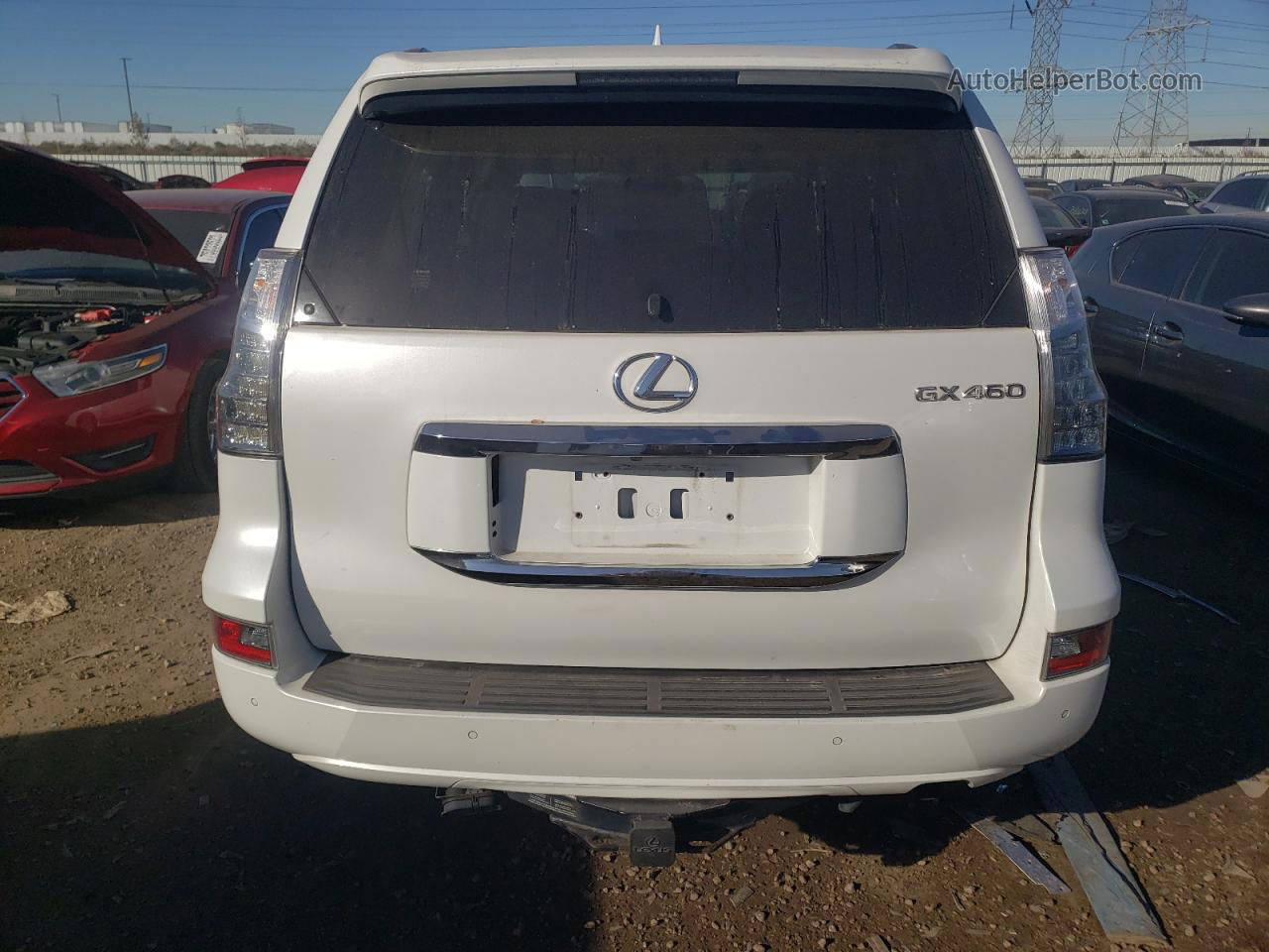 2017 Lexus Gx 460 White vin: JTJBM7FX6H5181028