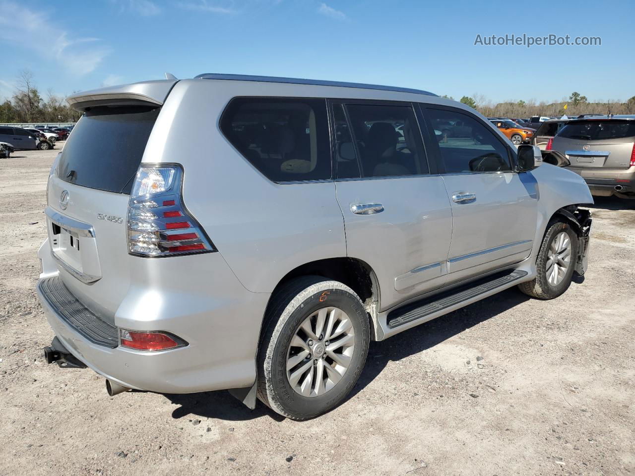 2015 Lexus Gx 460 Silver vin: JTJBM7FX7F5103452