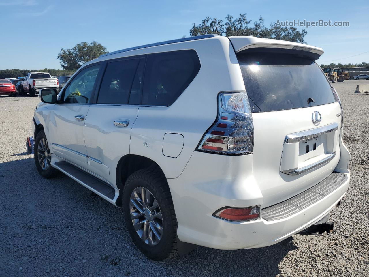 2015 Lexus Gx 460 White vin: JTJBM7FX7F5105962