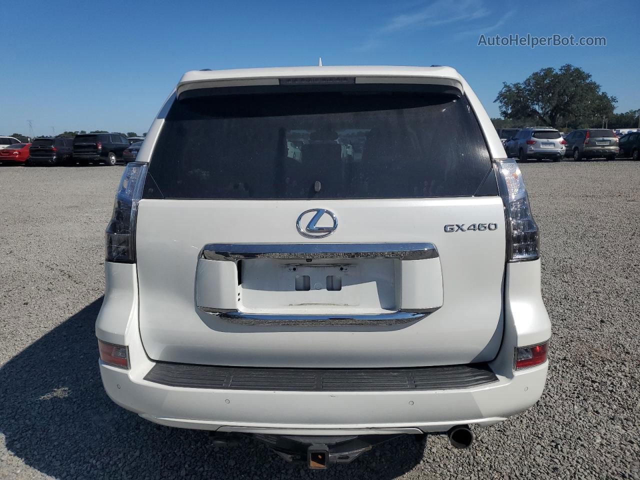 2015 Lexus Gx 460 White vin: JTJBM7FX7F5105962