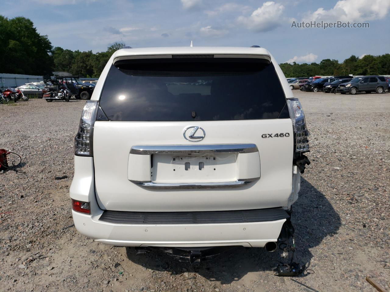 2017 Lexus Gx 460 White vin: JTJBM7FX7H5158132