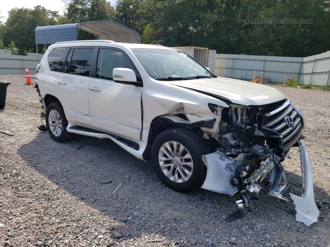 2017 Lexus Gx 460 White vin: JTJBM7FX7H5158132