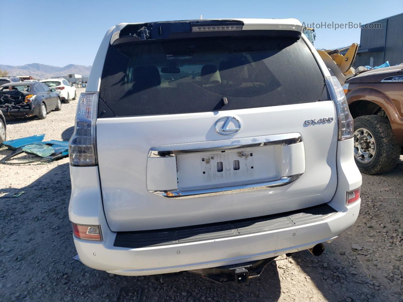 2017 Lexus Gx 460 White vin: JTJBM7FX7H5159037