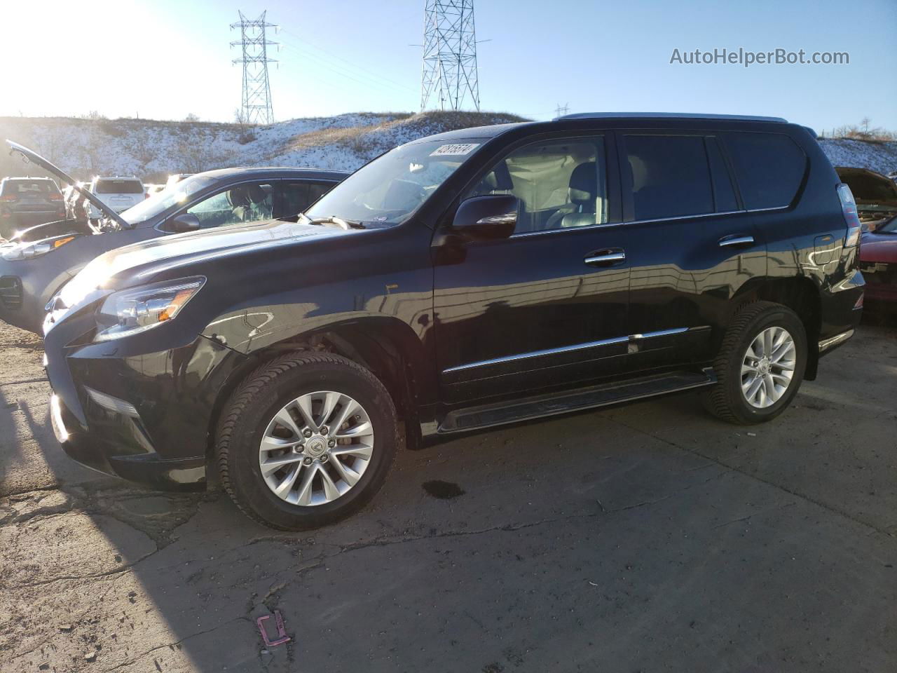 2017 Lexus Gx 460 Черный vin: JTJBM7FX7H5170782